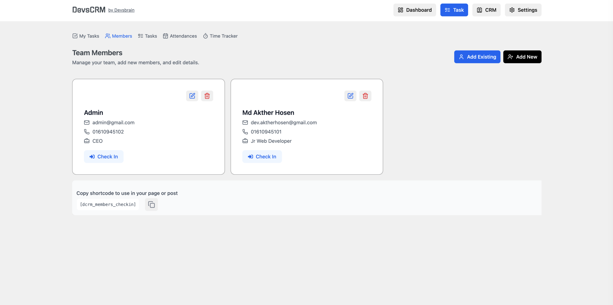 User Roles