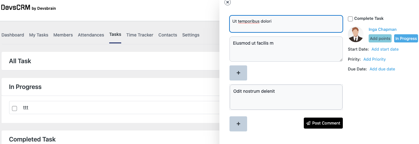 Task Management Dashboard